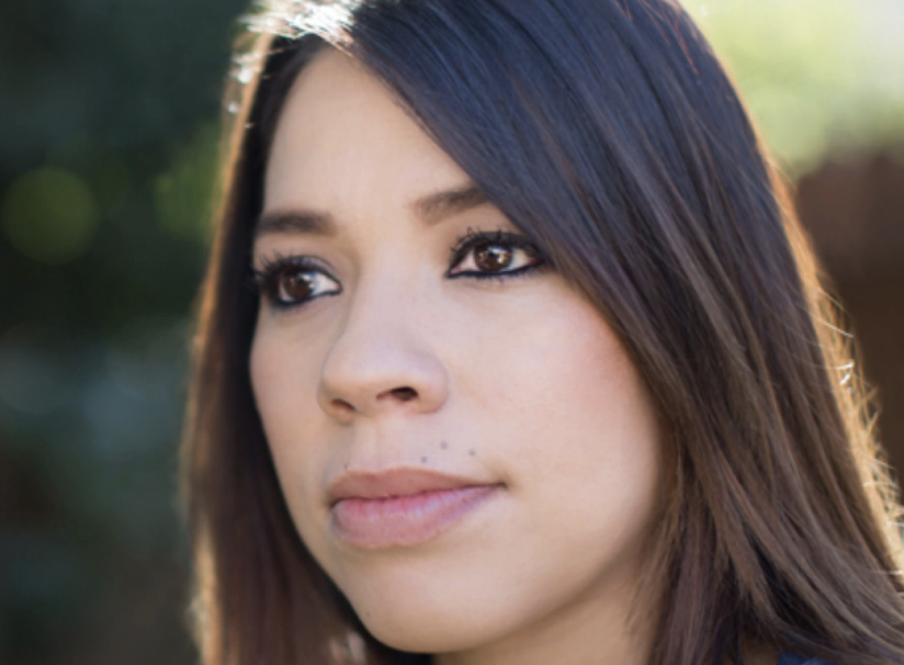 Close up of a young woman's face