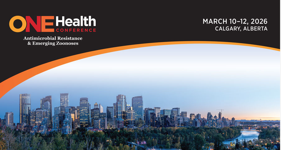 A website banner for the One Health AMR and EZ Conference.