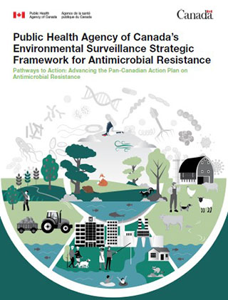 Cover image of the PHAC environmental surveillance framework.