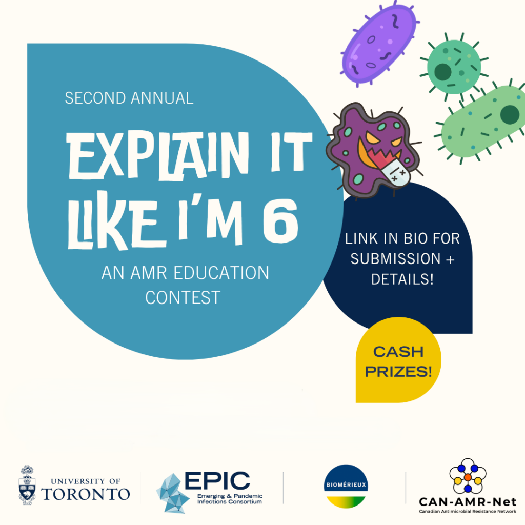 Poster promoting 'Explain it like I'm six' student contest from 2025